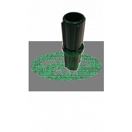 Nadstavec na stlpik PVC 48mm, zelený